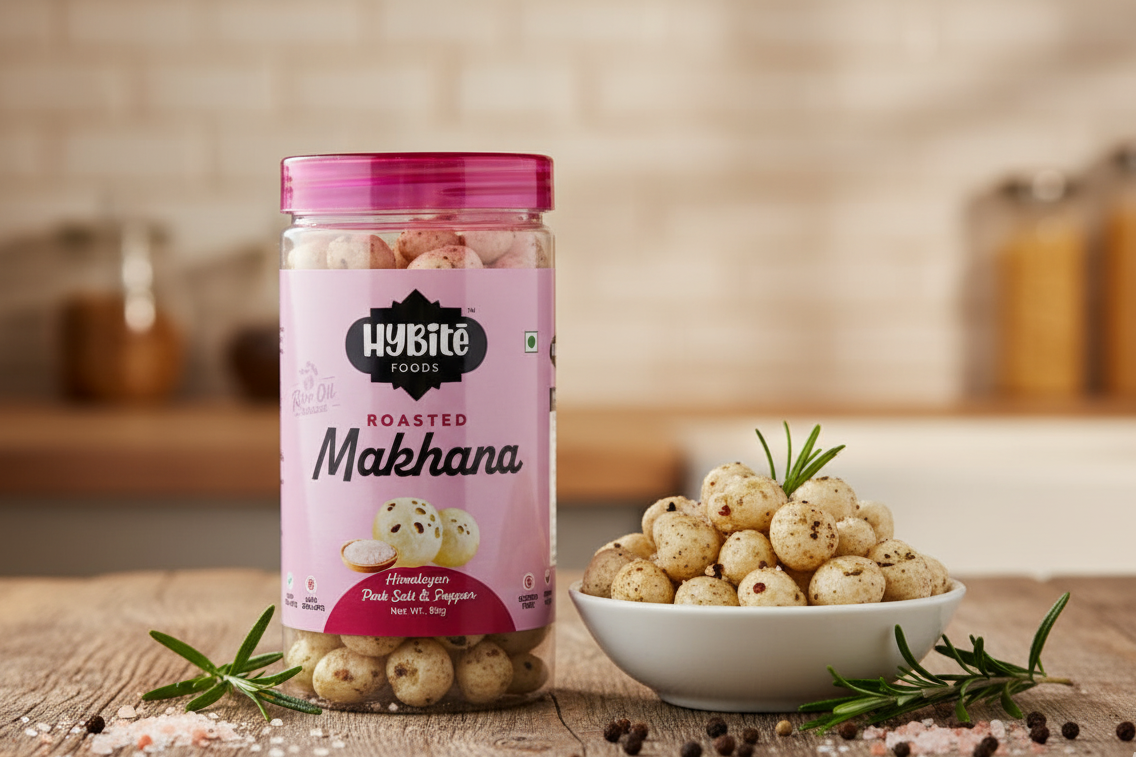 Pink Salt & Pepper Flavored  Roasted Makhana